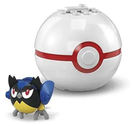 Mega Bloks HKT10 Pokémon Rookidee và Poké Ball, đồ chơi lắp ghép Pokémon, đồ chơi giáo dục cho bé 6 tuổi, quà tặng sinh nhật ý nghĩa