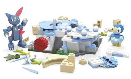 Mô hình lắp ráp Pokémon Piplup và Sneasel's Snow Day của Mega Bloks HKT20