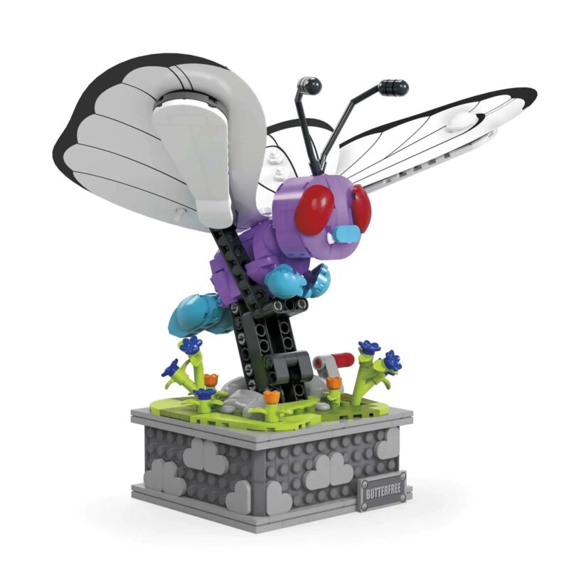 Mô hình Bướm Bay Butterfree Mega Bloks HKT22 có thể cử động cánh, đồ chơi lắp ghép Pokemon cho bé 12 tuổi