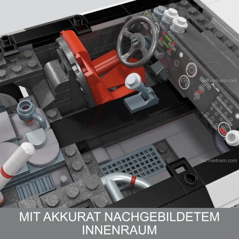 Chi tiết nội thất bộ lắp ghép Mega Bloks Hot Wheels Audi 90 Quattro IMSA GTO HRY20