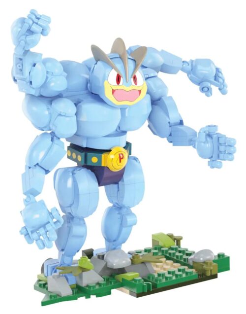 Mô hình Pokémon Machamp Mega Bloks HTH70 401 mảnh, đồ chơi lắp ghép cho bé 8 tuổi, có tính năng Build with Motion