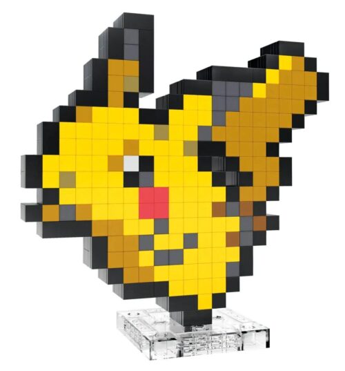 Mô hình Pikachu Pixel Art 8-bit từ Mega Bloks HTH74, bộ đồ chơi lắp ghép 400 mảnh, phù hợp cho người chơi 13 tuổi trở lên, giá tốt