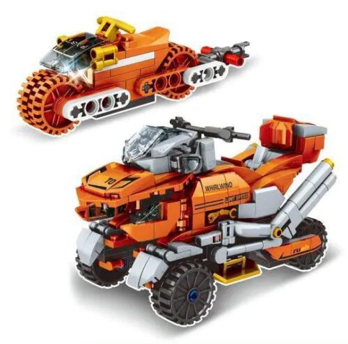 MingDi 10127 Xe Đạp Phóng Tốc Độ Tuyệt Đỉnh bộ đồ chơi mô hình xe địa hình màu cam
