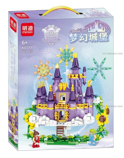Hộp đựng Lâu đài Công chúa Mộng mơ MingDi K0711