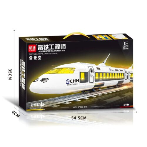 bộ đồ chơi Tàu Cao Tốc Mingdi K0761, mô hình tàu cao tốc có đèn LED, mở cửa cabin, chi tiết nội thất, cho bé trai 6 tuổi, giá tốt