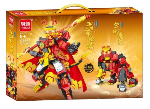 Hộp sản phẩm MingDi K2007 Quái vật Cơ khí Lục Nhĩ Mi Hầu