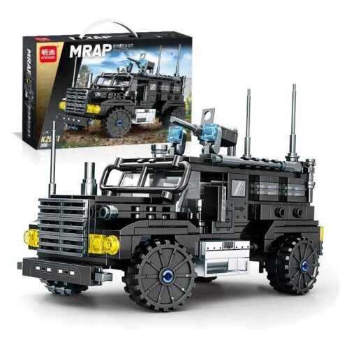 Bộ lắp ghép Xe Chống Mìn MRAP Mingdi K2061 chất lượng cao, đồ chơi mô hình xe quân sự cho bé trai 6 tuổi giá tốt