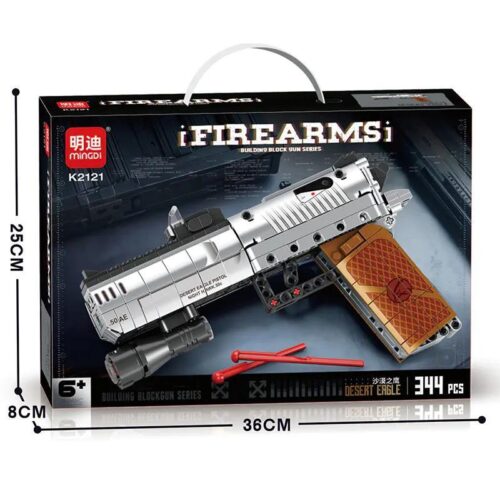 Hộp đồ chơi lắp ráp súng lục Desert Eagle MingDi K2121