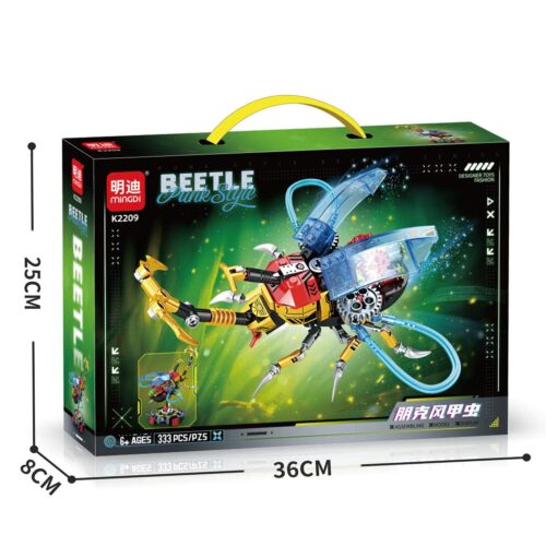 bộ lắp ghép Bọ Cánh Cứng Phong Cách Punk MingDi K2209 giá tốt, đồ chơi mô hình côn trùng độc đáo cho bé trai 6 tuổi