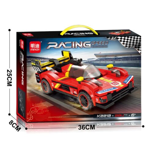 bộ đồ chơi Xe Đua Le Mans Mingdi K2212 giá rẻ, hộp sản phẩm xe đua tốc độ cho bé trai 6 tuổi, thiết kế đẹp mắt