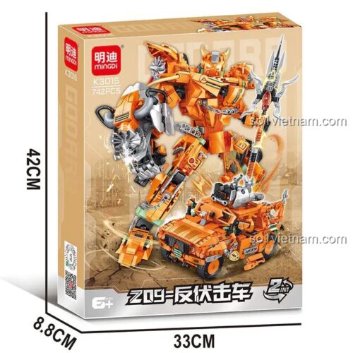 Hộp sản phẩm MingDi K3015 với kích thước 33x8.8x42cm