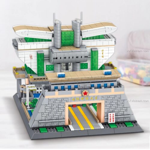 Mô hình bộ lắp ghép MingDi K3046 Đại học Quốc phòng Khoa học Công nghệ 1771 mảnh
