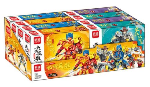 Bộ lắp ghép Mecha Anh Hùng Lương Sơn Bạc Mingdi K0997 1090 chi tiết, đồ chơi mô hình Robot Thủy Hử giá tốt cho bé trai 6 tuổi.