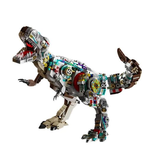 Ảnh chụp chính diện đồ chơi mô hình T-Rex Bán Cơ Khí MJ 13050 với 1388 chi tiết, phù hợp cho con trai trên 12 tuổi, giá rẻ.
