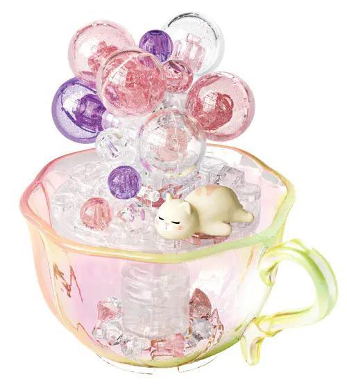 Mô hình Cốc Sữa Chua Pha Lê 109 mảnh, đồ chơi lắp ghép cho bé gái 14 tuổi, thiết kế pha lê lấp lánh, giá tốt