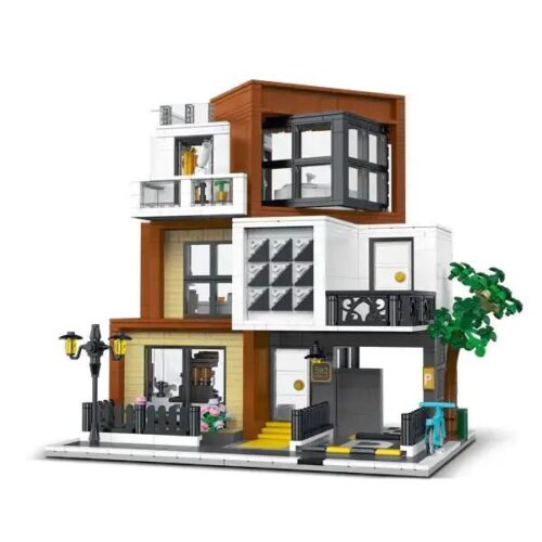 MORKMODEL 20120 Căn hộ Thành phố - Bộ lắp ghép kiến trúc đô thị tinh xảo, 1399 mảnh, độ tuổi 12+, phù hợp cho cả bé trai và bé gái, giá tốt