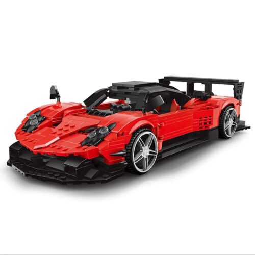 bộ đồ chơi Pagani Zonda R Mould King 10041, mô hình siêu xe đỏ 1278 chi tiết cho bé trai 8 tuổi, giá tốt