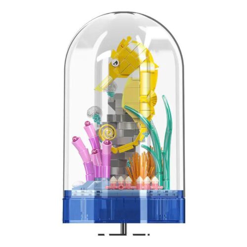 Bộ lắp ghép Hải mã Mould King 10100, hộp nhạc phát nhạc, đồ chơi mô hình cho bé gái 8 tuổi, giá tốt.