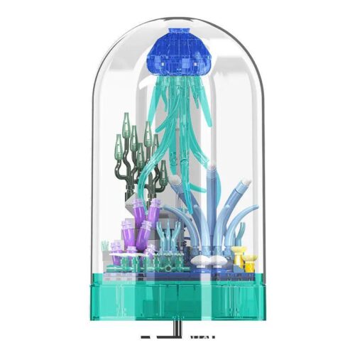 Bộ lắp ghép Mould King 10101 Hộp nhạc sứa biển, đồ chơi mô hình sứa biển cho bé gái 8 tuổi, giá tốt