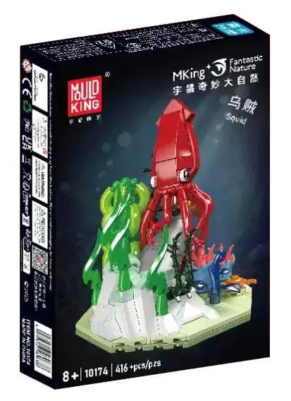 Hộp sản phẩm bộ lắp ghép Mould King 10174 Mô hình Mực Ống, đồ chơi sáng tạo cho bé trai và bé gái 8 tuổi, giá tốt.
