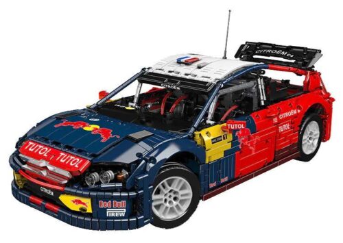 Mô hình xe đua Citroen C4 WRC 2008 tỉ lệ 1:8, bộ lắp ghép Mould King 13187, 4606 mảnh ghép, đồ chơi kỹ thuật cho bé 14 tuổi