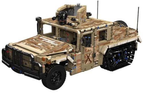 Bộ lắp ghép Mould King 20047 Xe Humvee quân sự bánh xích chi tiết, đồ chơi cho con trai 14 tuổi giá tốt.