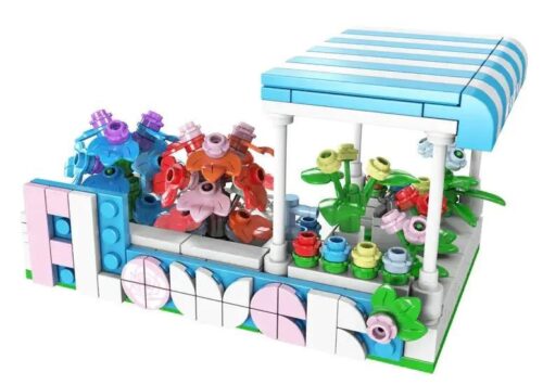 Mould King 24032 MINI迷你：迷你花店 bộ lắp ghép cửa hàng hoa mini 261 mảnh, độ tuổi 8+, màu sắc tươi sáng, thiết kế tinh xảo