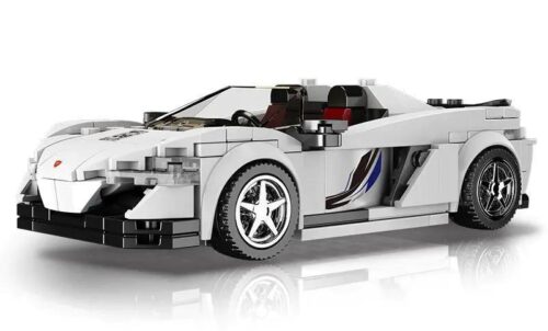 bộ lắp ghép McLaren 650S chất lượng cao cho bé trai 8 tuổi, đồ chơi mô hình Siêu xe McLaren 650S giá tốt, mô hình siêu xe màu trắng tinh xảo.