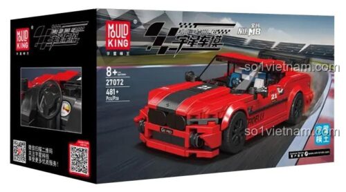 Hộp đồ chơi lắp ráp Mould King 27072, bộ lắp ghép Siêu xe BMW M8, chất lượng cao, cho bé trai 8 tuổi.
