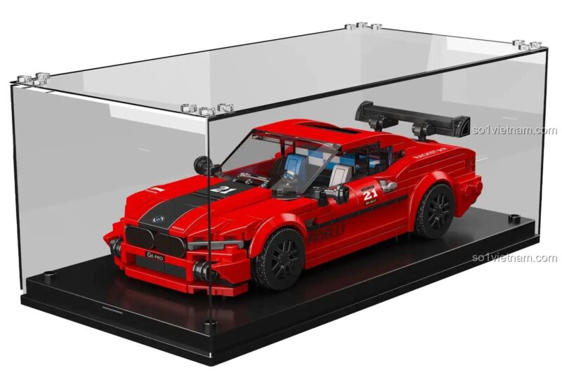 Mô hình xe đua BMW M8 27072 trong hộp trưng bày, đồ chơi mô hình Siêu xe BMW M8, đáng tiền cho bé trai.