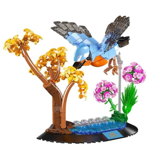 MouldKing 10151 Chim Robin bộ lắp ghép đồ chơi mô hình chim biết bay với cây và hoa, 609 mảnh, độ tuổi 8+, phù hợp cho bé trai và bé gái, món quà giáo dục sáng tạo