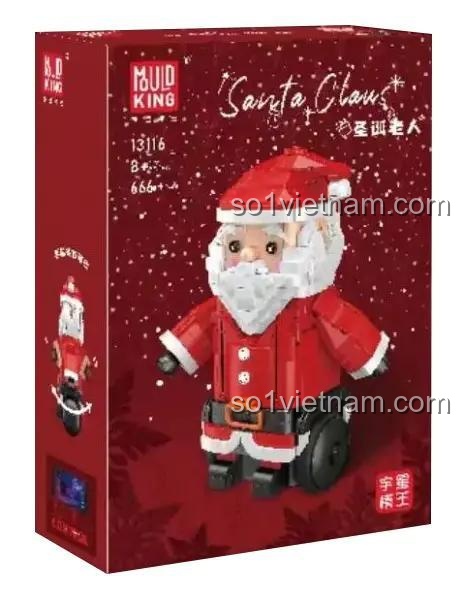Hộp sản phẩm MouldKing 13116 Ông Già Noel bộ đồ chơi lắp ráp 666 mảnh