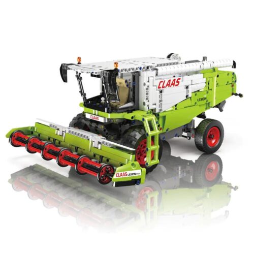 MouldKing 17014 Máy Gặt Đập Liên Hợp Claas Lexion, bộ lắp ghép máy nông nghiệp điều khiển từ xa cho bé trai 8 tuổi, 1265 mảnh ghép