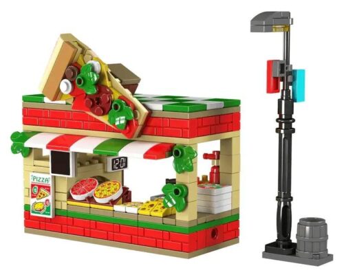MouldKing 24031 MINI迷你：迷你披萨店 bộ lắp ghép cửa hàng pizza 246 mảnh