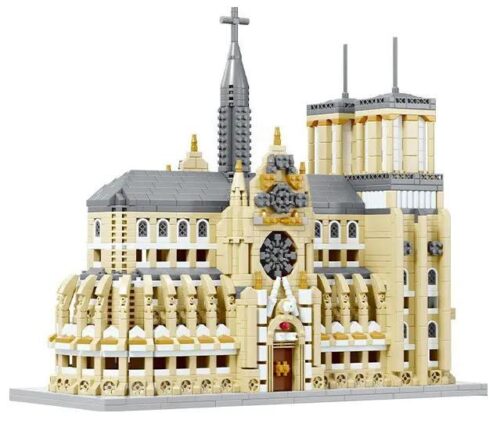 Bộ lắp ghép Nhà thờ Đức Bà Paris MOYU BLOCK MY92054, mô hình kiến trúc tinh xảo, tái hiện chân thực di sản vĩnh cửu, phù hợp cho bé trai và bé gái 8 tuổi, giá tốt.