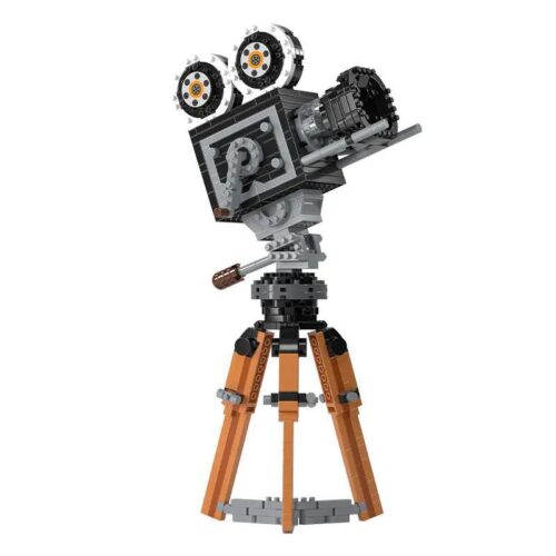 Mô hình máy quay phim cổ điển MOYU BLOCK MY97132, bộ lắp ghép 593 mảnh, đồ chơi mô hình retro, phù hợp cho bé 8 tuổi, trang trí bàn làm việc
