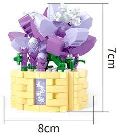 Mô hình chậu cây mọng nước MOYU BLOCK MY97140, kích thước 8x7cm, đồ chơi lắp ráp cho bé gái 6 tuổi giá rẻ.