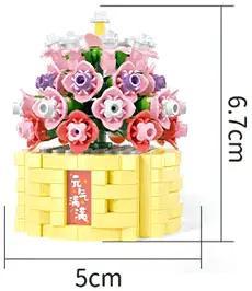 Mô hình chậu cây mọng nước Tràn Đầy Sức Sống MOYU BLOCK MY97141 với kích thước chi tiết 5cm x 6.7cm, quà tặng giá rẻ cho bé gái 6 tuổi.