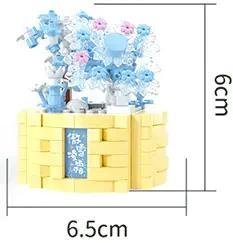 Kích thước bộ lắp ghép Chậu hoa tuyết sương MOYU BLOCK MY97146 cho bé gái 6 tuổi, giá rẻ.