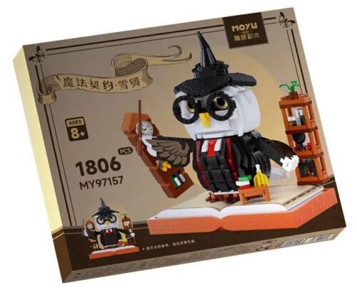 Bộ lắp ghép Cú Tuyết Sứ Giả Vĩnh Hằng MOYU BLOCK MY97157 giá rẻ, đồ chơi mô hình MOYU BLOCK Cú Tuyết Phù Thủy 1806 mảnh ghép cho bé trai, bé gái 8 tuổi.