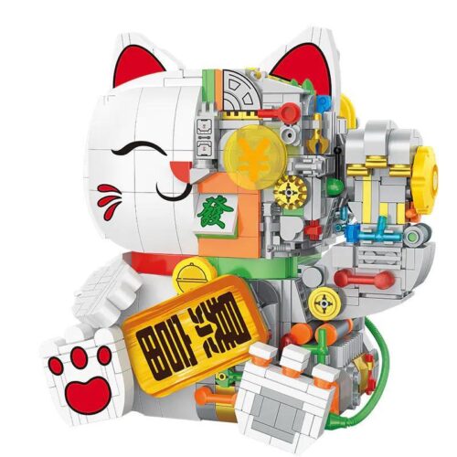 bộ lắp ghép Mèo Thần Tài Nửa Robot NiceBrick 200619 cho bé trai 6 tuổi, giá tốt