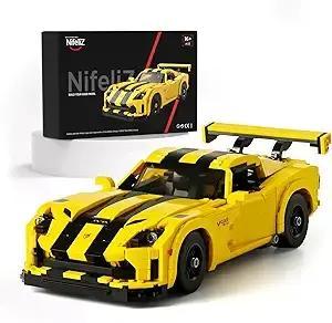 bộ lắp ghép Dodge Viper Nifeliz, mô hình siêu xe thể thao 1236 chi tiết, quà tặng con trai 8 tuổi giá tốt