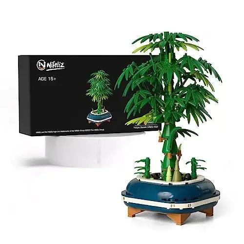 bộ lắp ghép Cây Bonsai Tre Nifeliz NF10242, mô hình trang trí độc đáo, cho bé trai và bé gái 6 tuổi, giá tốt