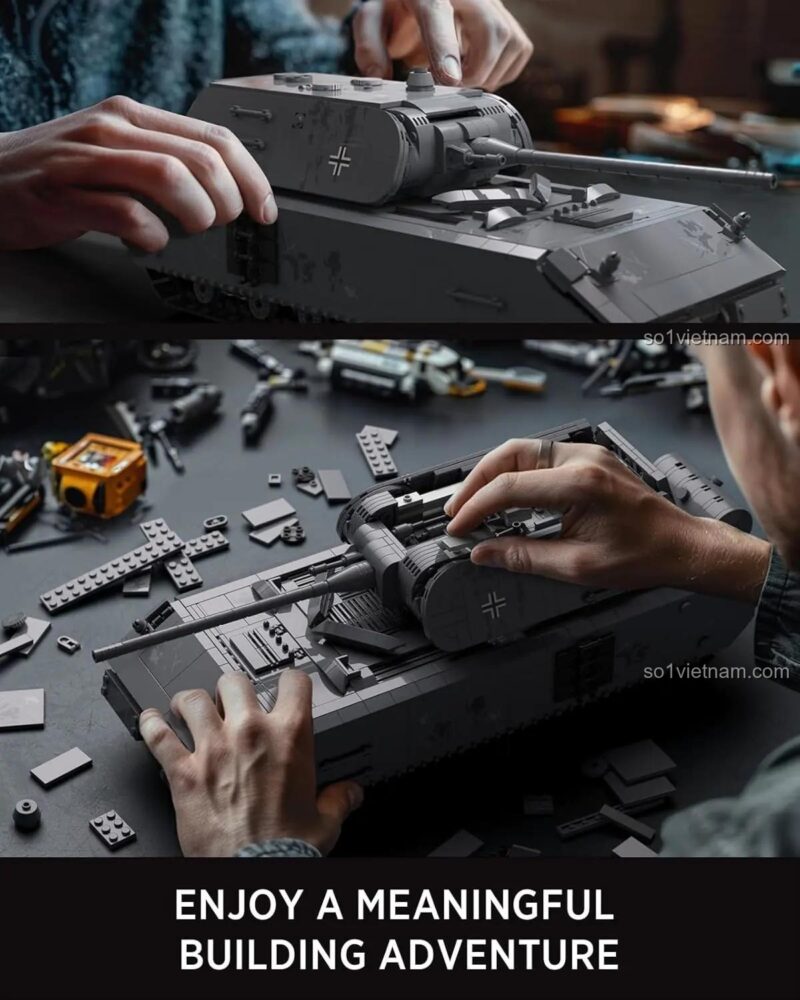 Người đang lắp ráp xe tăng Panzer VIII Maus Nifeliz NF10289