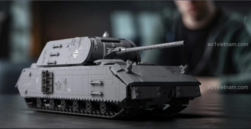 Mô hình xe tăng Panzer VIII Maus Nifeliz NF10289 nhìn từ phía trước
