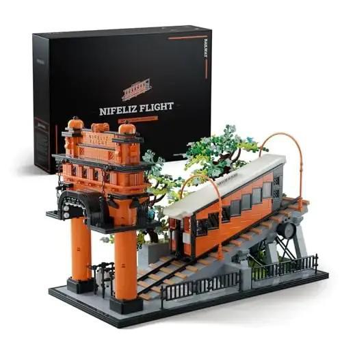 Nifeliz NF10294 Tàu Leo Núi Bộ Lắp Ghép Kiến Trúc Độc Đáo Số Lượng Mảnh Lớn