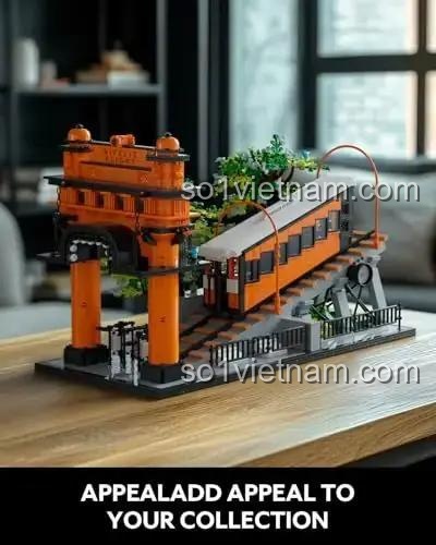 Nifeliz NF10294 Tàu Leo Núi Bộ Lắp Ráp Trang Trí Phòng