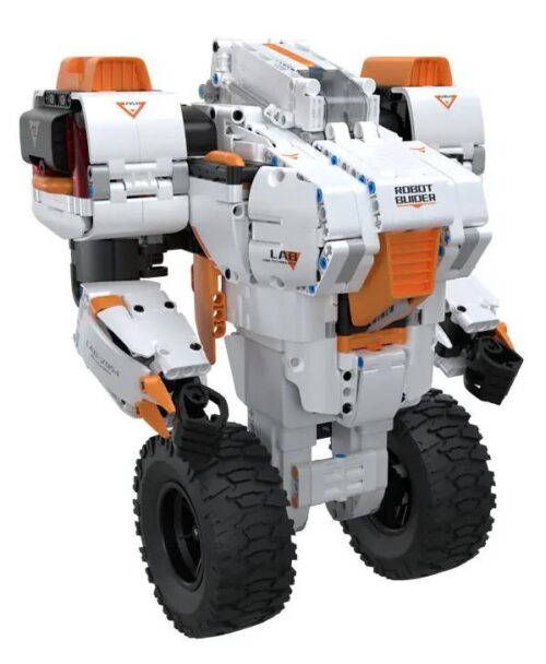Ảnh render studio của bộ lắp ráp Robot Tự Cân Bằng II ONEBOT OBJQR72AIQI, một đồ chơi STEM công nghệ cao cho con trai 14 tuổi.