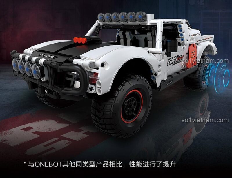 Xe Tải Đua Thông Minh ONEBOT OBLGPT09AIQI với hiệu suất cải thiện, đồ chơi lắp ráp cho con trai 14 tuổi, chất lượng cao