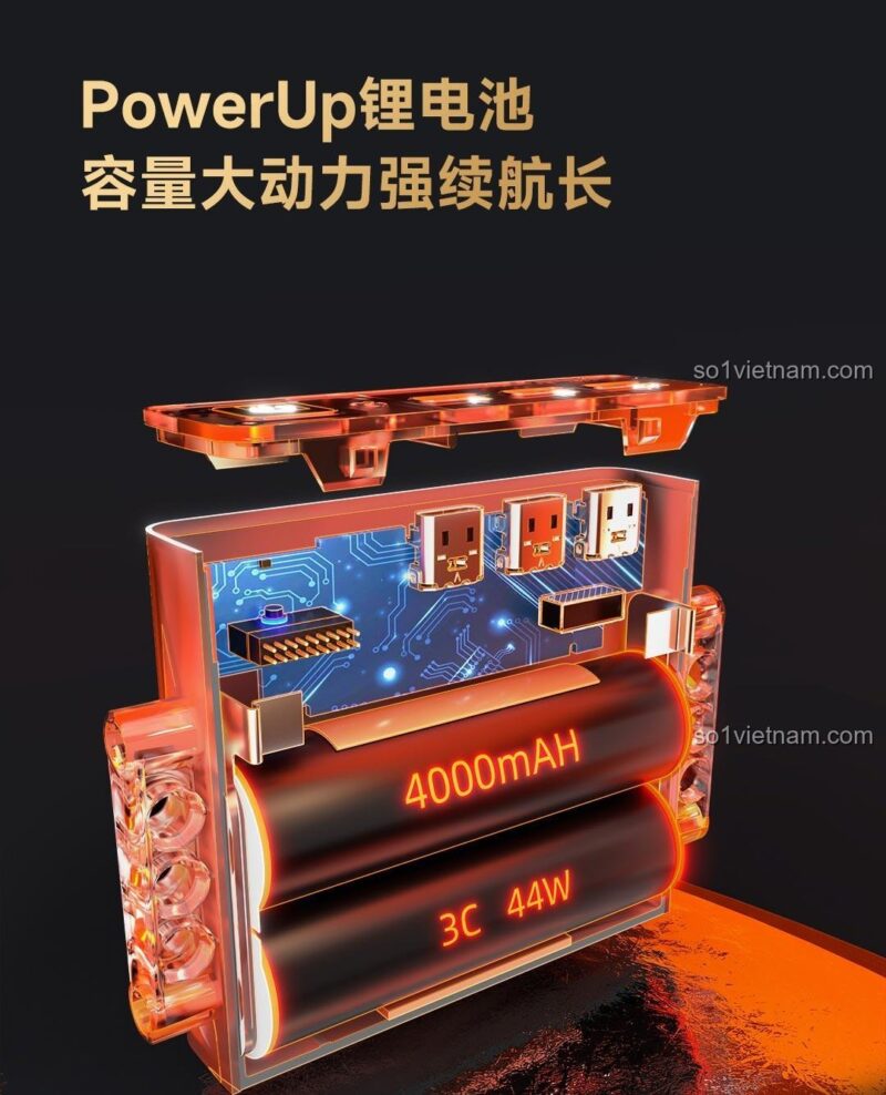 Pin Lithium PowerUp dung lượng lớn, công suất mạnh, thời lượng pin dài của ONEBOT OBLGPT09AIQI, đồ chơi điều khiển từ xa cho con trai 14 tuổi